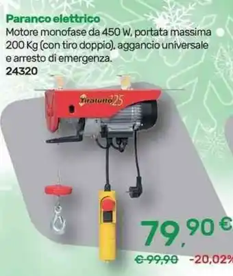 Paranco elettrico