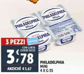 Deco Supermercati PHILADELPHIA MINI 4XG35 offerta