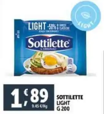 Deco Supermercati SOTTILETTE LIGHT G 200 offerta