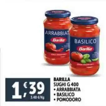 Deco Supermercati BARILLA SUGHI G 400 offerta