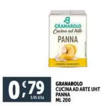 Deco Supermercati GRANAROLO CUCINA AD ARTE UHT PANNA ML 200 offerta