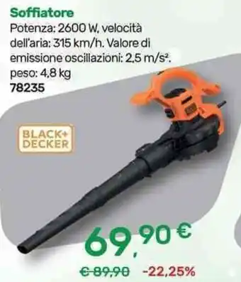 Black+Decker Soffiatore