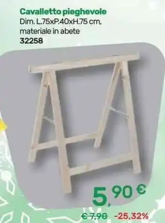 Cavalletto pieghevole