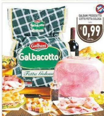 Pim Supermercati Prosciutto cotto offerta