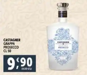 Deco Supermercati CASTAGNER GRAPPA PROSECCO CL 50 offerta