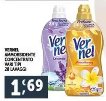 Deco Supermercati VERNEL AMMORBIDENTE CONCENTRATO VARI TIPI 28 LAVAGGI offerta