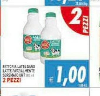 Pim Supermercati Latte parzialmente scremato offerta