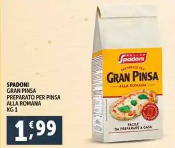 Deco Supermercati SPADONI GRAN PINSA PREPARATO PER PINSA ALLA ROMANA KG1 offerta