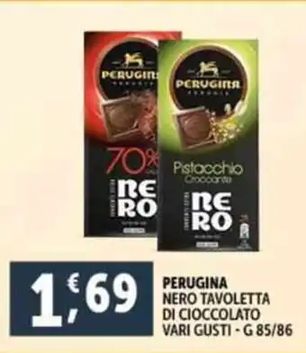 Deco Supermercati PERUGINA NERO TAVOLETTA DI CIOCCOLATO VARI GUSTI - G 85/86 offerta