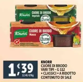 Deco Supermercati KNORR CUORE DI BRODO VARI TIPI-G 112 offerta