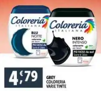 GREY COLORERIA VARIE TINTE