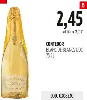 Carico Cash & Carry CONTEDOR BLANC DE BLANCS DOC 75 CL offerta