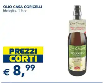 Esselunga OLIO CASA CORICELLI biologico, 1 litro offerta