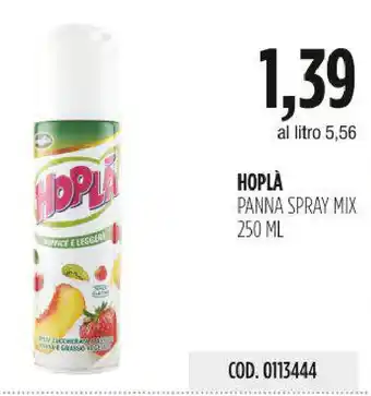 Carico Cash & Carry HOPLÀ PANNA SPRAY MIX 250 ml offerta