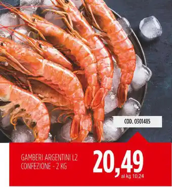 Carico Cash & Carry GAMBERI ARGENTINI L2 CONFEZIONE - 2 KG offerta