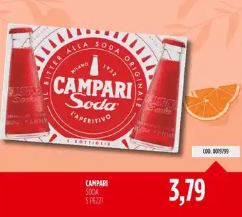 Carico Cash & Carry CAMPARI SODA 5 PEZZI offerta