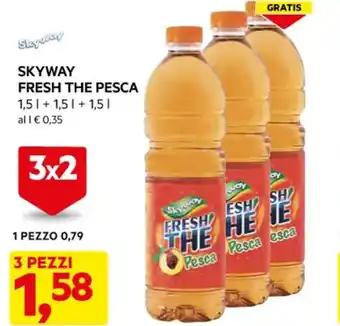 DPiù SKYWAY FRESH THE PESCA 1,5 l + 1,5 l + 1,5 l offerta