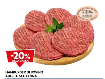 DPiù HAMBURGER DI BOVINO ADULTO SCOTTONA offerta