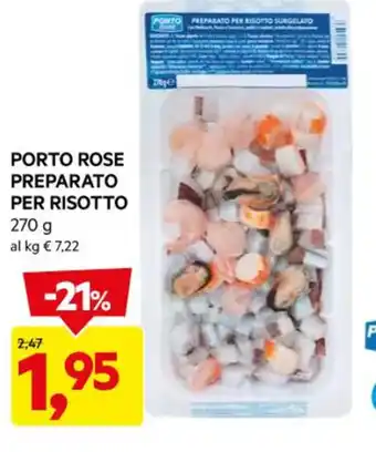 DPiù PORTO ROSE PREPARATO PER RISOTTO 270 g offerta