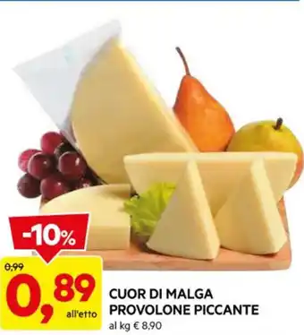 DPiù CUOR DI MALGA PROVOLONE PICCANTE offerta