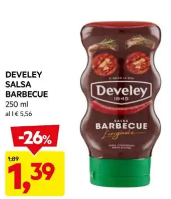 DPiù DEVELEY SALSA BARBECUE 250 ml offerta