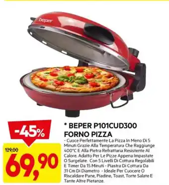 DPiù BEPER P101CUD300 FORNO PIZZA offerta