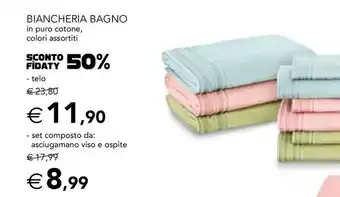 Esselunga BIANCHERIA BAGNO offerta