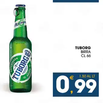 SeBón Supermercati TUBORG BIRRA CL 66 offerta