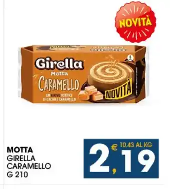 SeBón Supermercati MOTTA GIRELLA CARAMELLO g 210 offerta