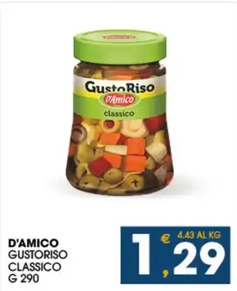 SeBón Supermercati D'AMICO GUSTORISO CLASSICO G 290 offerta