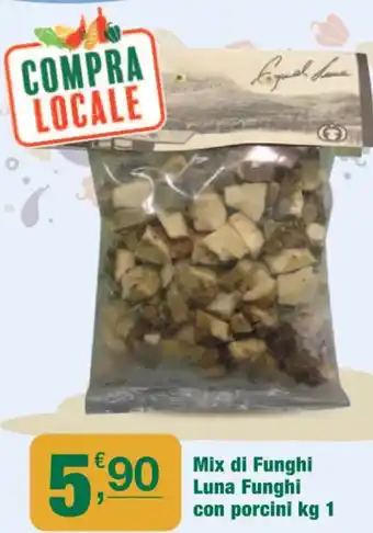 Crai Mix di Funghi Luna Funghi con porcini kg 1 offerta