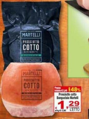 CTS Supermercati Prosciutto cotto offerta