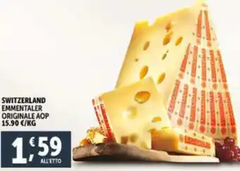 Deco Supermercati SWITZERLAND EMMENTALER ORIGINALE AOP offerta