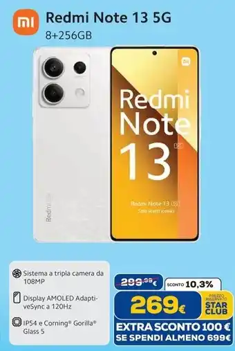 Euronics Redmi Note 13 5G offerta