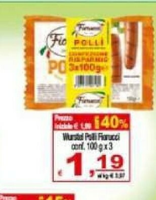 Wurstel di pollo