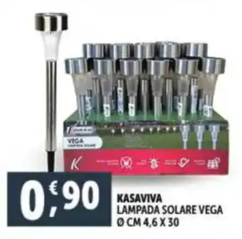 Deco Supermercati KASAVIVA LAMPADA SOLARE VEGA offerta