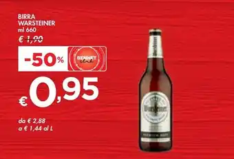 Bennet BIRRA WARSTEINER offerta