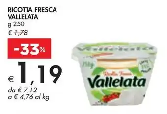 Bennet RICOTTA FRESCA VALLELATA offerta