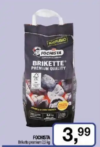 Caddy's FOCHISTA Brikette premium 2,5 kg offerta