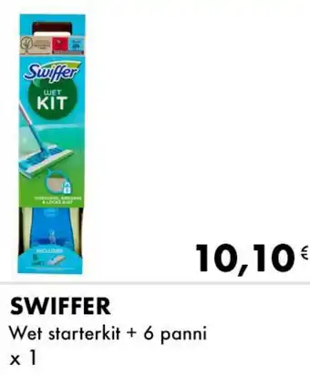 Iper Tosano SWIFFER Wet starterkit + 6 panni x 1 offerta