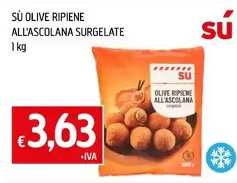 Famila Superstore SÙ OLIVE RIPIENE ALL'ASCOLANA SURGELATE 1 kg offerta