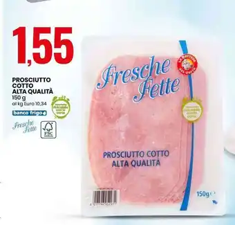 Eurospin PROSCIUTTO COTTO ALTA QUALITÀ 150 g offerta