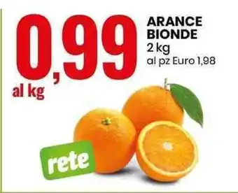 Eurospin ARANCE BIONDE 2 kg offerta