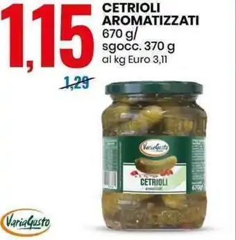 Eurospin CETRIOLI AROMATIZZATI 670 g/ sgocc. 370 g offerta