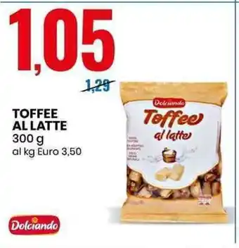 Eurospin TOFFEE AL LATTE 300 g offerta