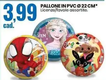 Eurospin PALLONE IN PVC Ø 22 CM offerta