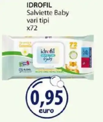 Acqua & Sapone IDROFIL Salviette Baby vari tipi x72 offerta