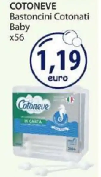 Acqua & Sapone COTONEVE Bastoncini Cotonati Baby x56 offerta