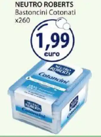 Acqua & Sapone NEUTRO ROBERTS Bastoncini Cotonati x260 offerta