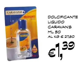 èccoMI DOLCIFICANTE LIQUIDO CARAVAN'S ml 50 offerta